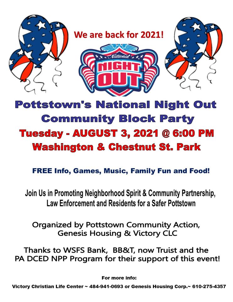 National Night Out Scouting in Pottstown